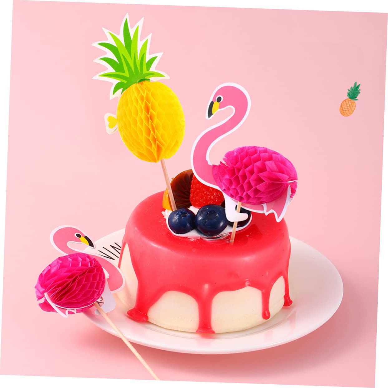 Amazon.co.jp: COSMEVIVI カップケーキピック パイナップル